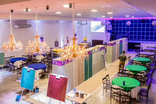 Ativação de marca da Coral no salão do Innovare, em Belo Horizonte